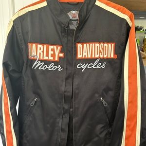 Women’s size large Harley Davidson Motorcycle Jacket.